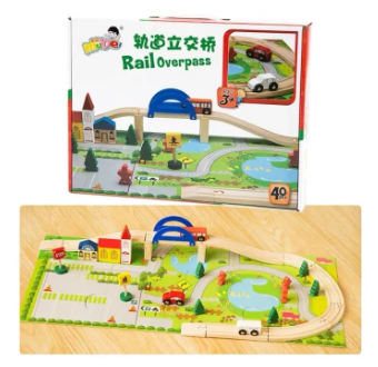 Rail OverPass Car Chil Toys