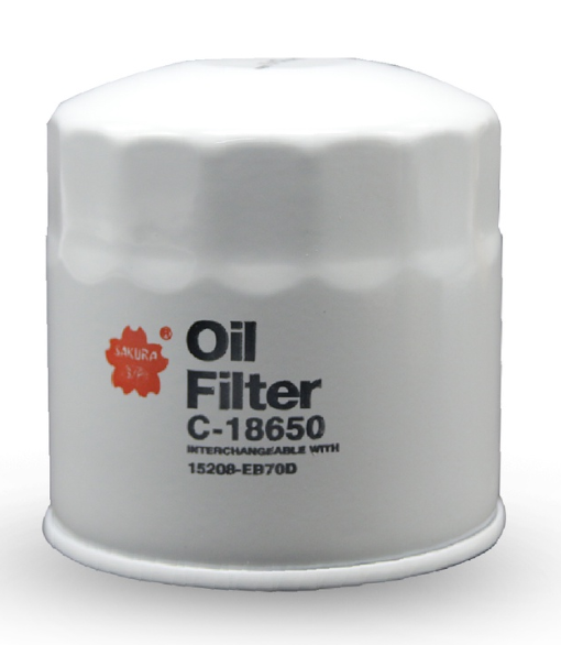 Sakura Cabin Air Filter with Activated Carbon Cac16130 for Honda City, Jazz, Hr-v,BrioSakura Oil Filter C18650 for Nissan Navara 2014 Up