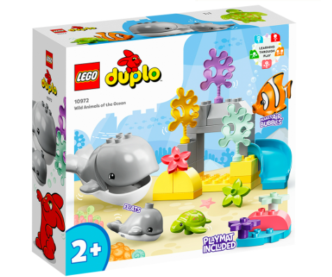 Lego 10972 Duplo Wild Animals of the Ocean 32 pcs Building Blocks