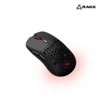 RAKK TALAN Wireless Gaming Mouse Rechargeable  100-16000 Max DPI  Huano Blue 20M Switch|
