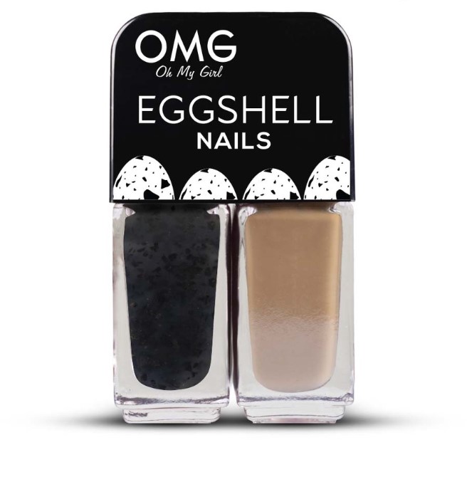 OMG Eggshell Nail Polish Hummingbird 5ml x 2