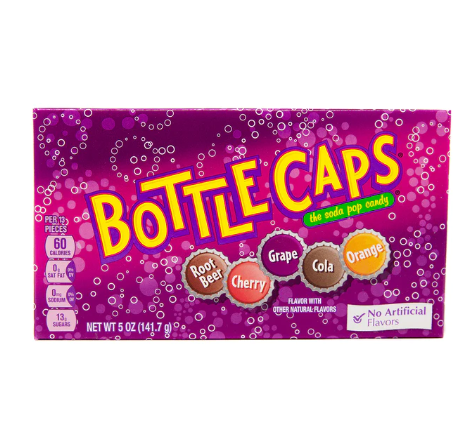 Wonka Bottle Caps Soda Candy Box 141g