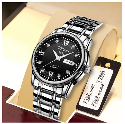 Oruss Watch for Women Men Analog Quartz Dial Casual Waterproof Watch Women Original Steel Belt Fashion Watches F7