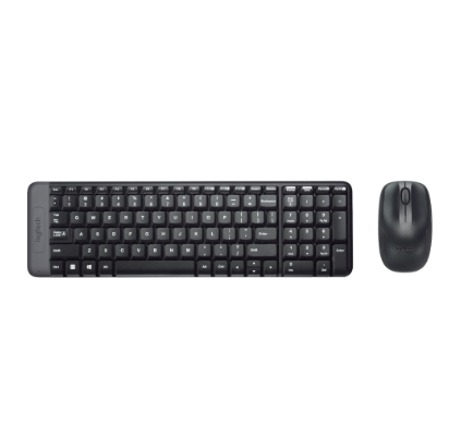 Logitech MK215 Wireless Keyboard and Mouse Combo for Windows, 2.4 GHz Wireless