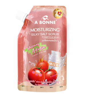 Abonne Moisturizing Silky Salt Scrub 350G - Tomato & Milk ( A100 )