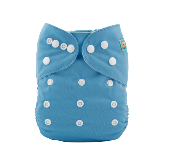 Alva Baby Cloth Diapers Solid Color One Size Adjustable Reusable Washable Pocket Cloth Diaper Cloth Diaper Only P2