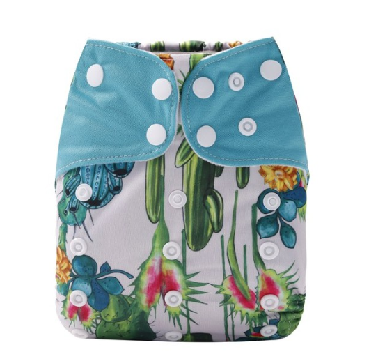 Ready Stocks Waterproof Reusable Digital Printed One Size Pocket Cloth Diaper CD23