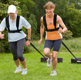 Elastic Belt Running Safety Training Rope Sled Harness Tire Pulling Harness Workout Resistance Bands Speed Training