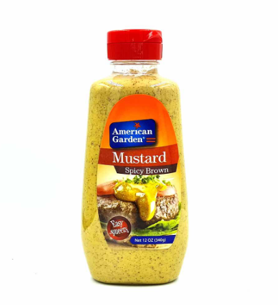 American Garden Mustard Spicy Brown 340g