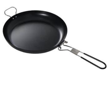Newest Camping Cookware Non Stick Iron Frying Pan Pot Lightweight