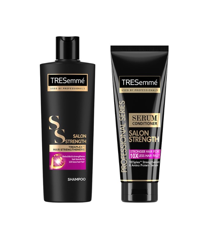 Tresemme Salon Strength Shampoo plus Serum Conditioner 330ML  BUNDLE OF 2