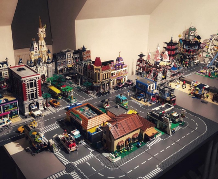 Classic Road Base Plates Blocks Race Track Baseplates Building Blocks Construction Toys MOC Basic Blocks Parts Straight