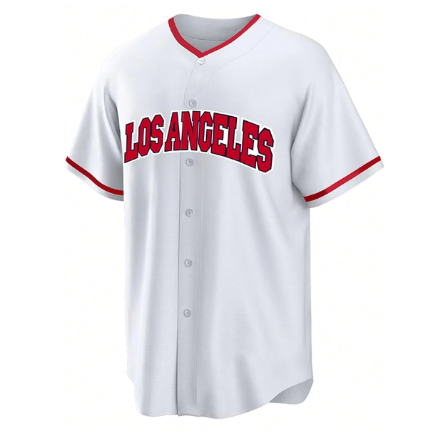 Men Classic Baseball Jersey Shirt With Breathable Sports T-Shirt, Letter Printed Training Game Sportswear