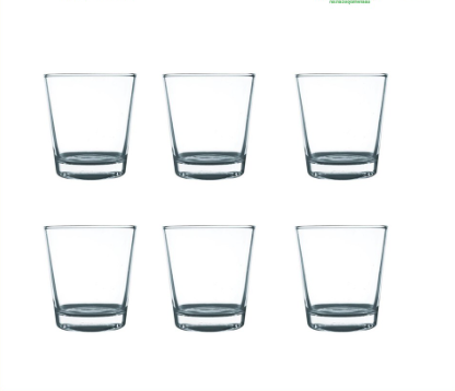 UNION GLASS Tumbler 10 oz 6pc Set-Ideal Gift for all Occasion