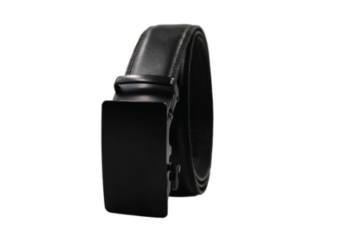 Burlington Men's Automatic Buckle Genuine Leather Belt