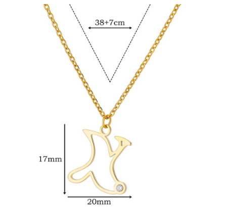 Zircon Initial Letter Necklace for Women Stainless Steel Gold Plated Chains Choker Name Pendant Necklaces New Vintage Jewelry X