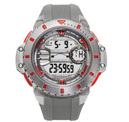 Smael Outdoor Leisure Digital Watch Fashion Sporting Goods LED Display Water Resistance Shock Resistant Wristwatch 1519 03