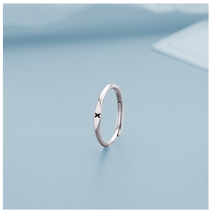 Fashion 925 Silver 26 A-Z Initial Letters Open Ring Birthday Jewelry Adjustable Gift For Women X