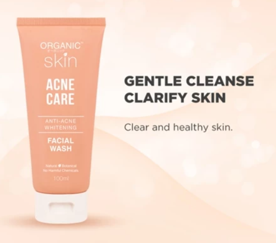 Organic Skin Japan Acne Care Antiacne Whitening Facial Wash Cleanser 100ml