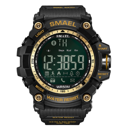SMAEL 1617B Men's Sports Watch Top Luxury Brand Military 50M Waterproof Watch Multifunctional Luminous Clock LED Digital Watch 009