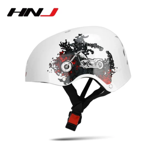 HNJ MOB-AA W-D Motorcycle Bike Nutshell Helmet Open Face Skateboard Helmets HNJ40