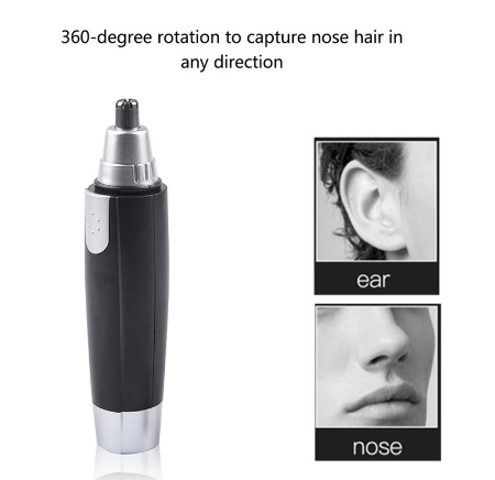 KIPRUN Electric Nose Hair Trimmer Ear Face Clean Trimmer Razor Removal Shaving Nose Face Care kit for men