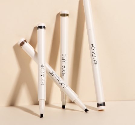 FOCALLURE 4 Fork Liquid Eyebrow Pencil Dark Brown Waterproof Eye Brow Pencil Eyebrow Makeup