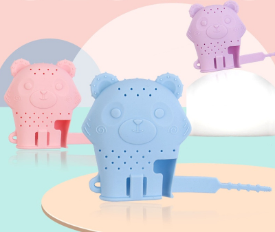 SOME Baby Teething Glove BPA-Free Food-Grade Silicone Teether Molar Mitten Pain Relie