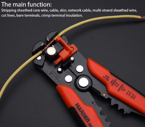 Harden 660613 205mm Automatic Wire Stripper (Professional) Cable Crimping