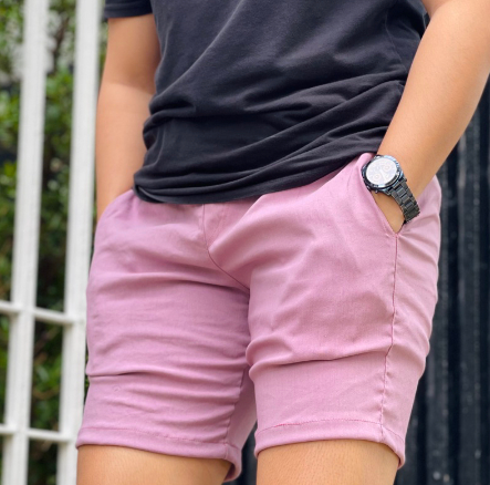 Plain Tapered fit shorts