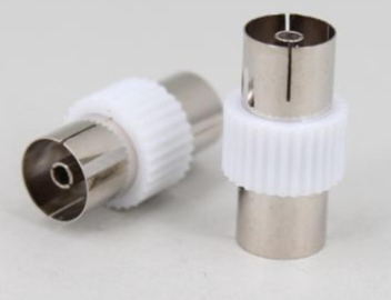 TV Coaxial Cable Aerial RF Antenna Extension Adapter Female to Female Connector