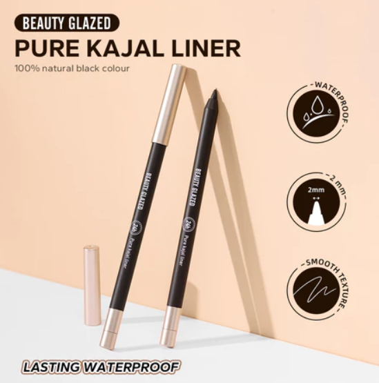 Beauty Glazed Ultra Slim Long-lasting Waterproof Gel Eyeliner Quick Dry Makeup Brown Color for Eyes Soft