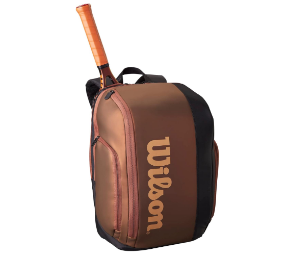 WILSON Pro Staff V14 Super Tour Tennis Backpack - Brown, Holds up to 2 Rackets
