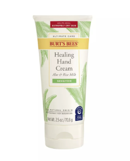 BURTS BEES Sensitive Healing Hand Cream Aloe & Rice Milk 70.8G
