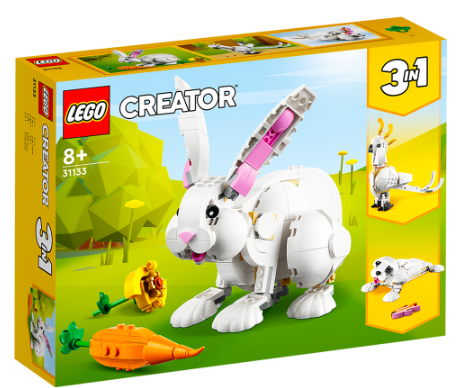 Lego 31133 Creator 3-in-1 White Rabbit 258 pcs Building Blocks