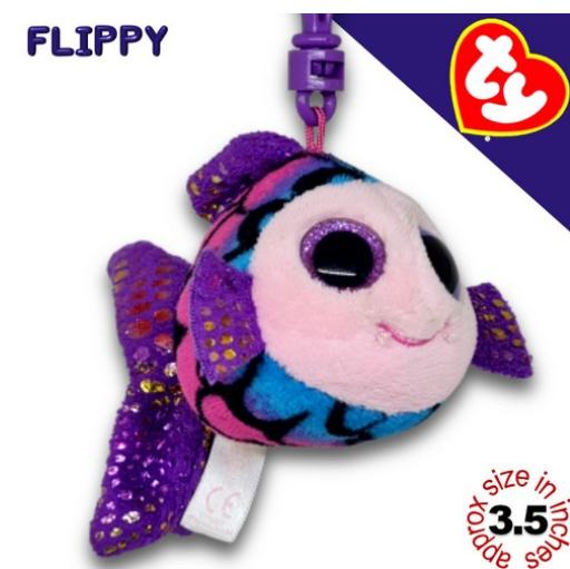 TY Key Clips-Chains Bag Charm Hanging Plushie Stuffed Toy Collection TYCC10