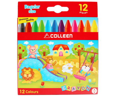 Colleen 12 Colors Crayon