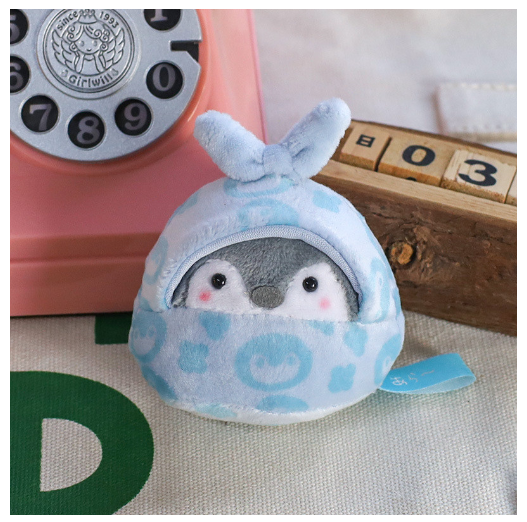 Koi Penguin Plush Doll Small Pendant Bag Pendant Charm Doll Keychain Toy Doll F23