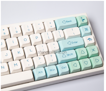 XDA Keycap PBT Sublimation Ice Mint Mechanical Keyboard RK61 RK71 61/68/71/84/87/98/104/108 SS