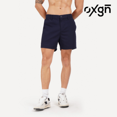 OXGN Urban Chino Shorts For Men (Black/Light Blue/Navy Blue/Rust/Tan)