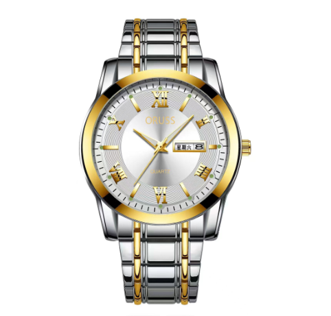 Original ORUSS Women Waterproof Simple Ultra-Thin Luxury Business Fashion Watch Automatic Quartz Dual Watch M8
