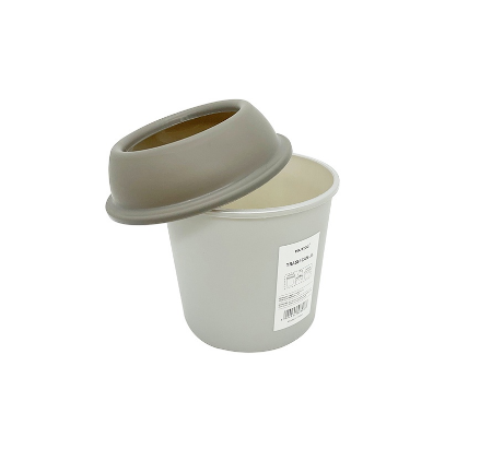 Happy Go Plastic Open Top Trash Can Waste Garbage Trash Bin 1L