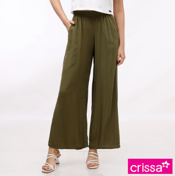 Crissa Wide Leg Pants W/ Slit CSB16-0016