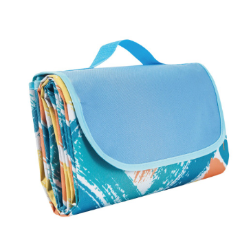 Waterproof Moisture-proof Foldable Outdoor Handle Camping Mat 145cmx200cm (Sunshine Holiday)