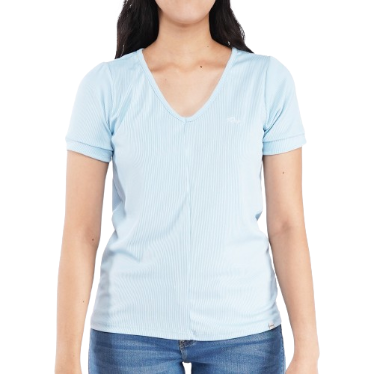 RRJ Ladies Basic Tees Regular Fit 114448 (Blue)