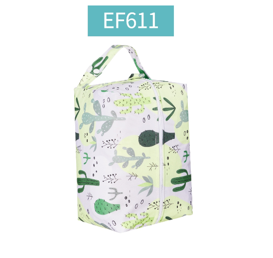 Happyflute Baby Diaper Pads Reusable Waterproof Fashion Prints Wet  Dry Cloth Wet Bag Mums Storage Travel Nappy Bag 009