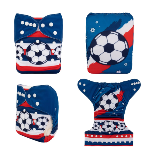 Alva Baby Cloth Diapers Washable Reusable Real Cloth Pocket Nappy Diaper Only D19