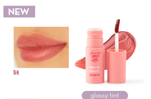 Generation Happy Skin Kiss & Bloom Glossy Tint in Lit