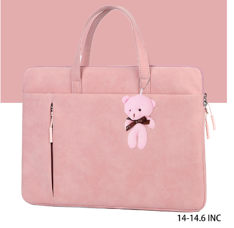 Laptop Bag Cute Bear Shoulder Bag Waterproof Carrying Bag