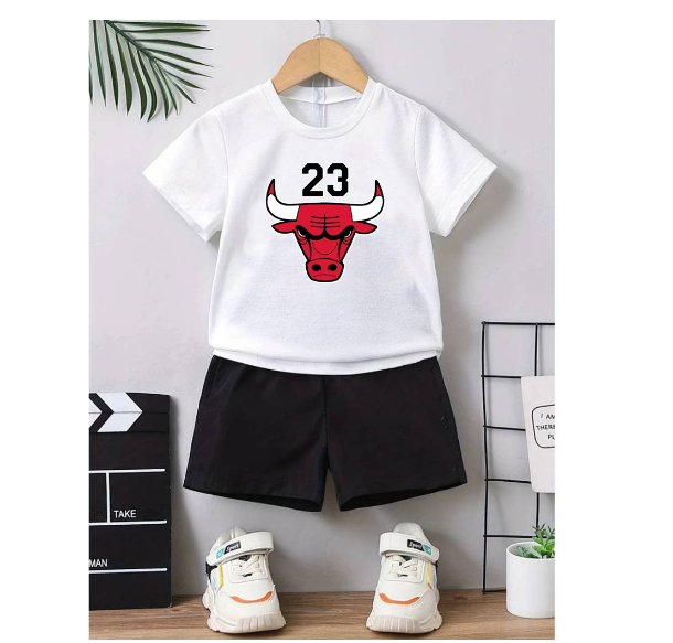 Boy Clothes Corp Terno for Kids Boys Fashion Sando Shorts Set Summer Tshirt  S31